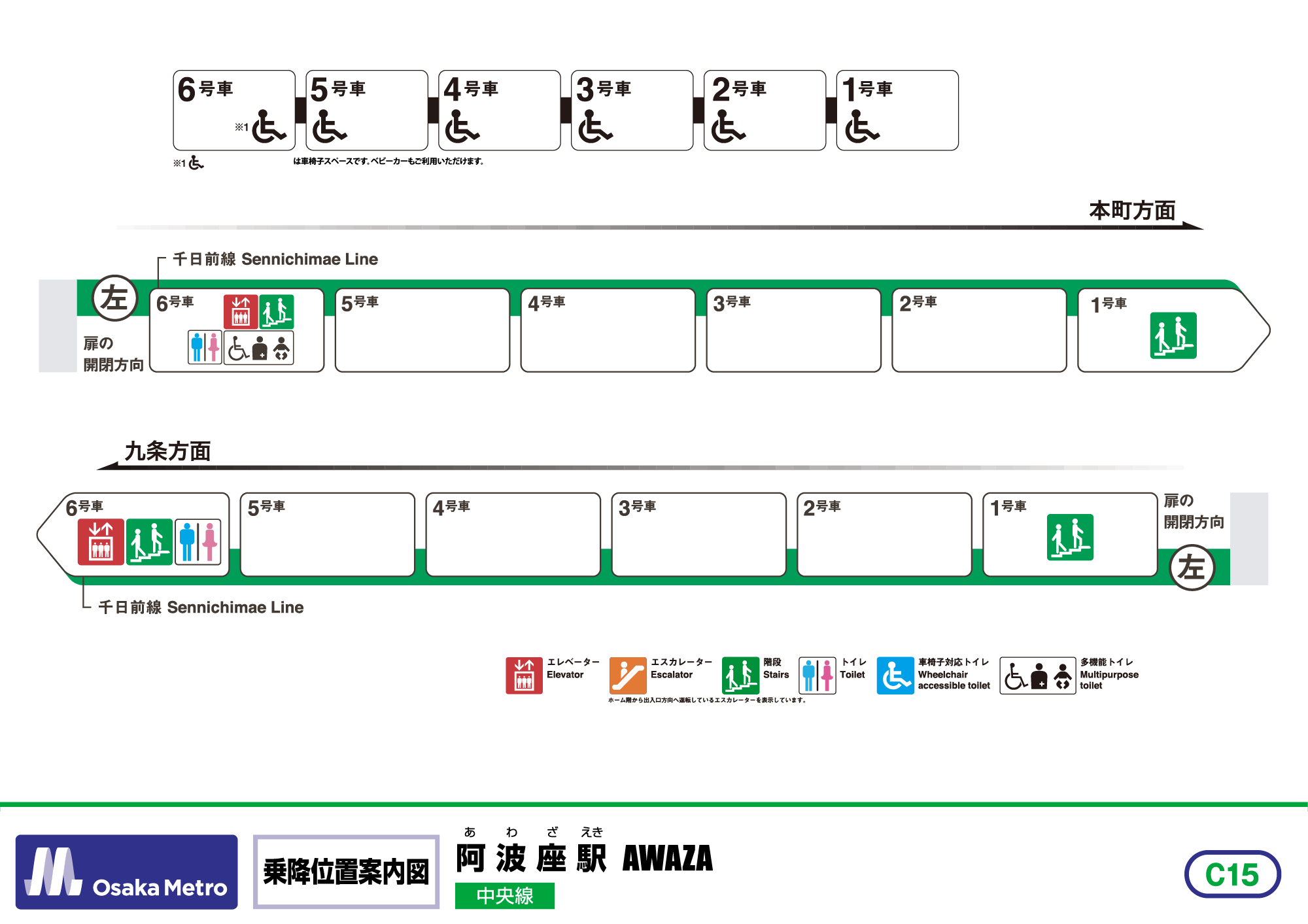 阿波座｜Osaka Metro