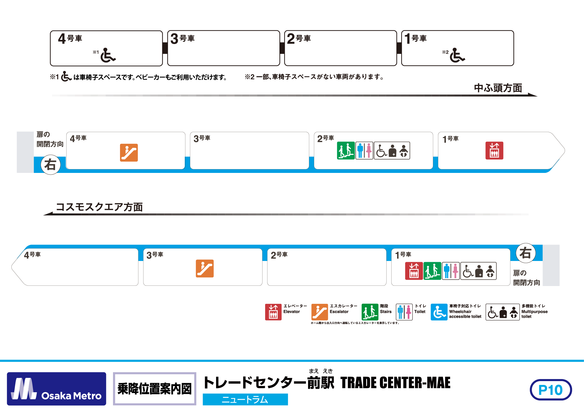 Boarding position map