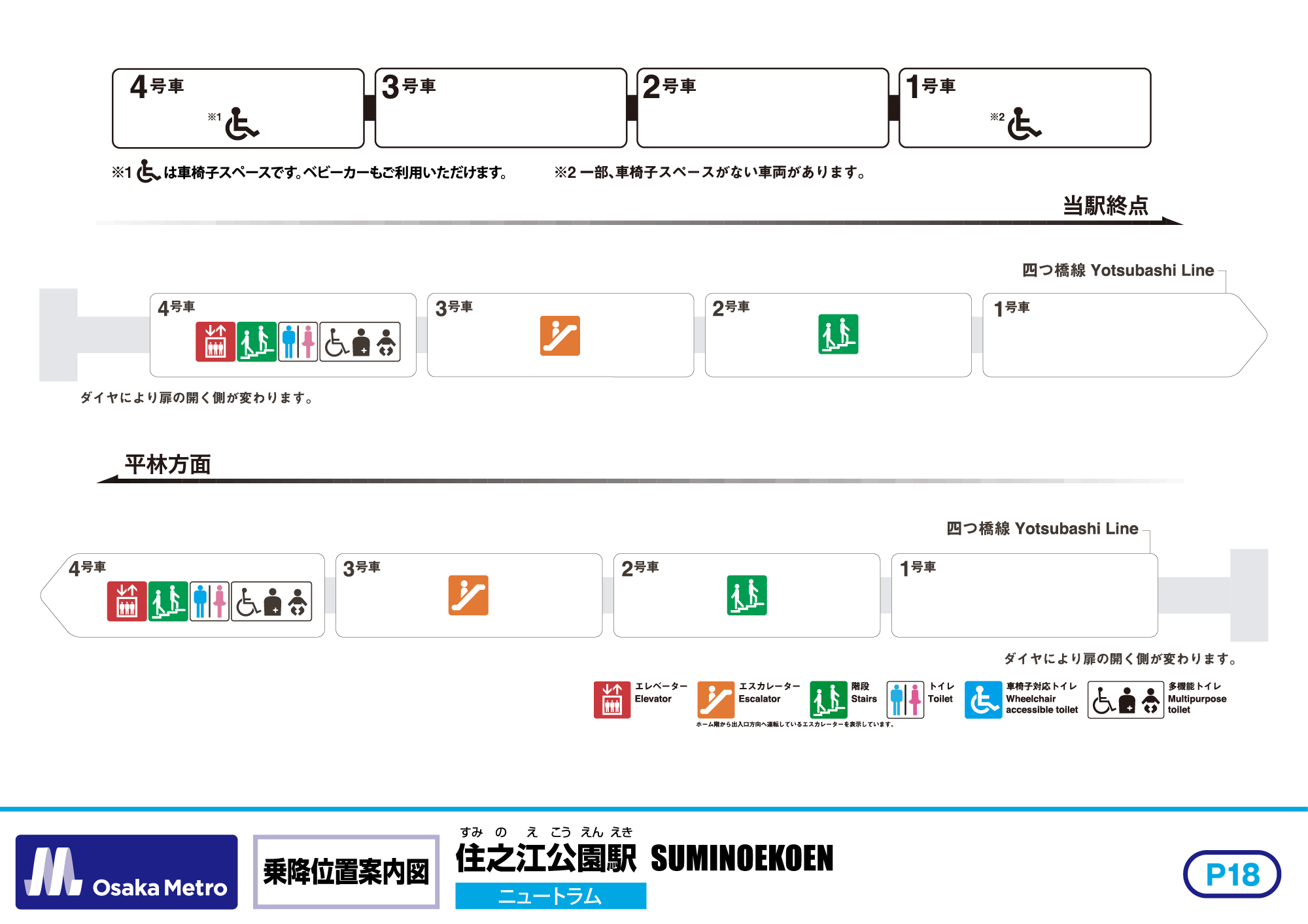 Boarding position map